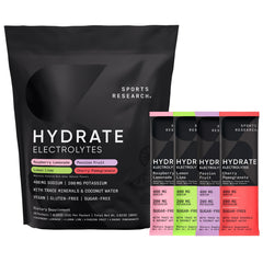 Sports Research front box showing 16 stick packs and variety pack convenience