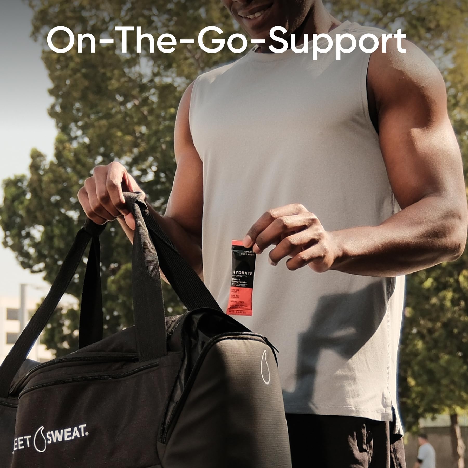 Sports Research ingredients label close-up listing electrolytes and vitamins