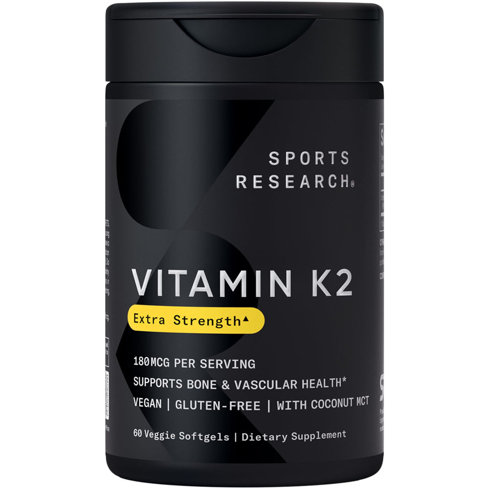 Sports Research front packaging showing bottle and product name for clear identification and benefit