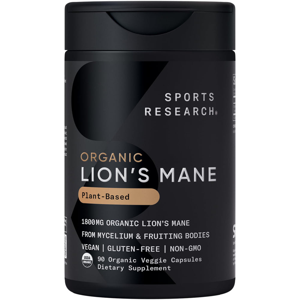 Sports Research front packaging showing bottle and branding for easy identification and trust