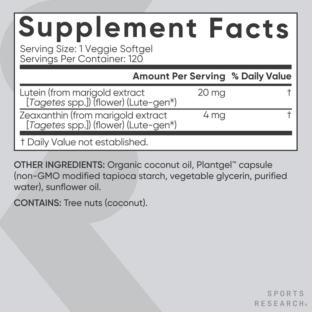 Sports Research bottle with ingredient list highlighted for quality detail