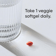 Sports Research softgels in hand illustrating capsule size and ease