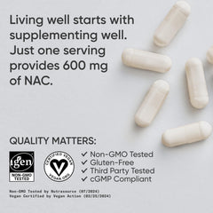Sports Research NAC capsule beside a coin for scale to show size and easy swallowing benefit