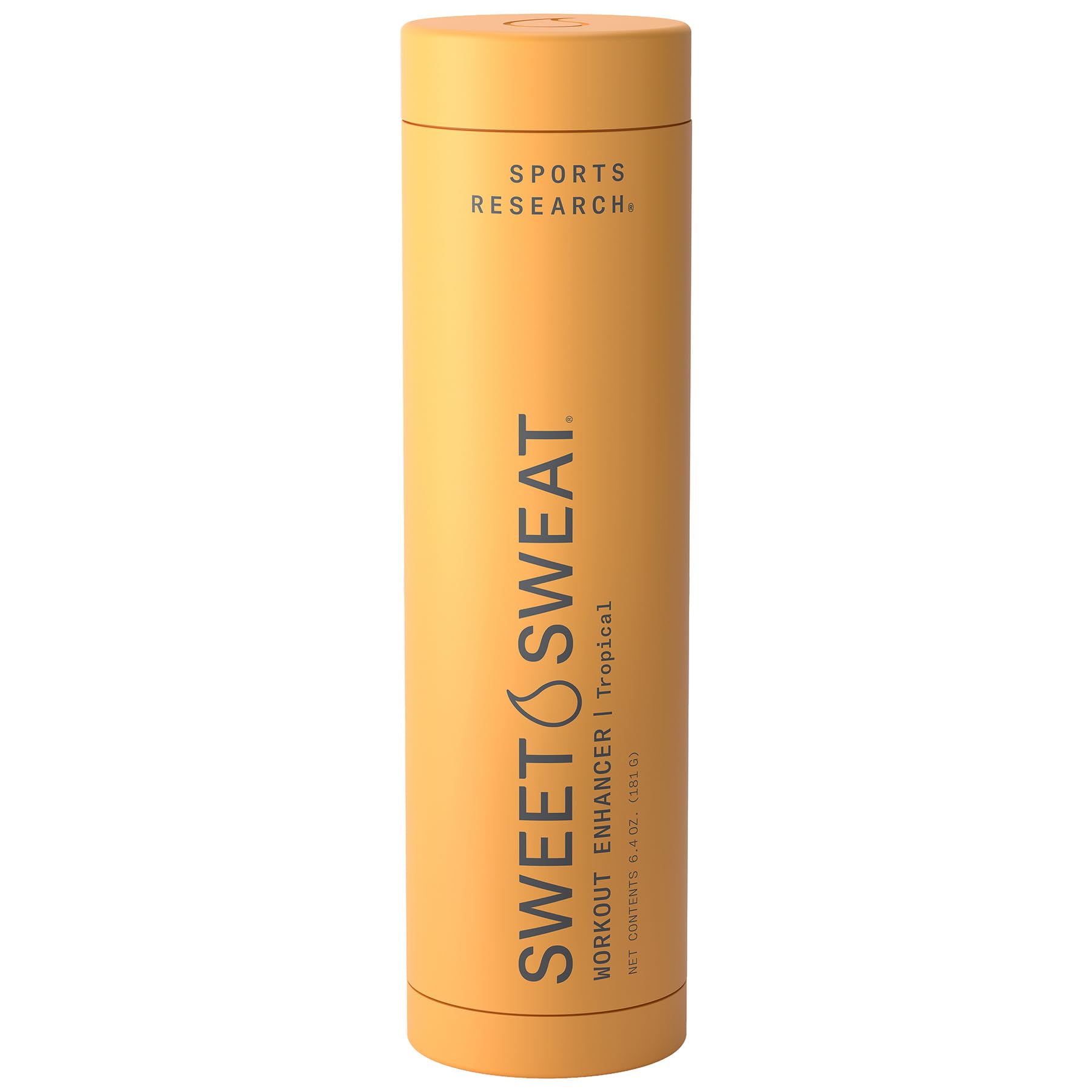 Sports Research Sweet Sweat front packaging showing tropical scent and benefits