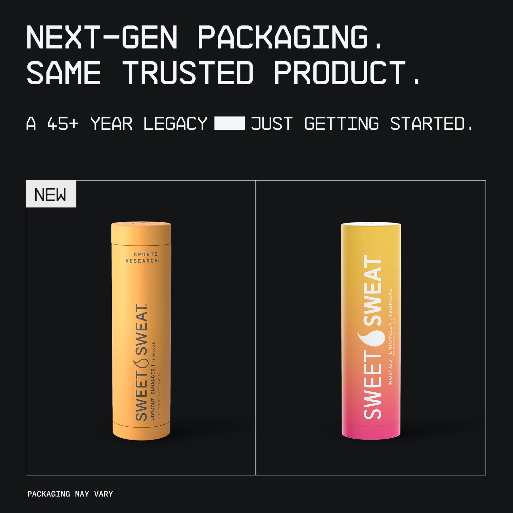 Sports Research Sweet Sweat stick open and applying gel to skin for easy use