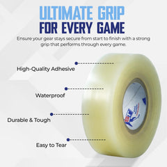 SportsTape tape roll close-up texture showing clean tearable edge for fast use