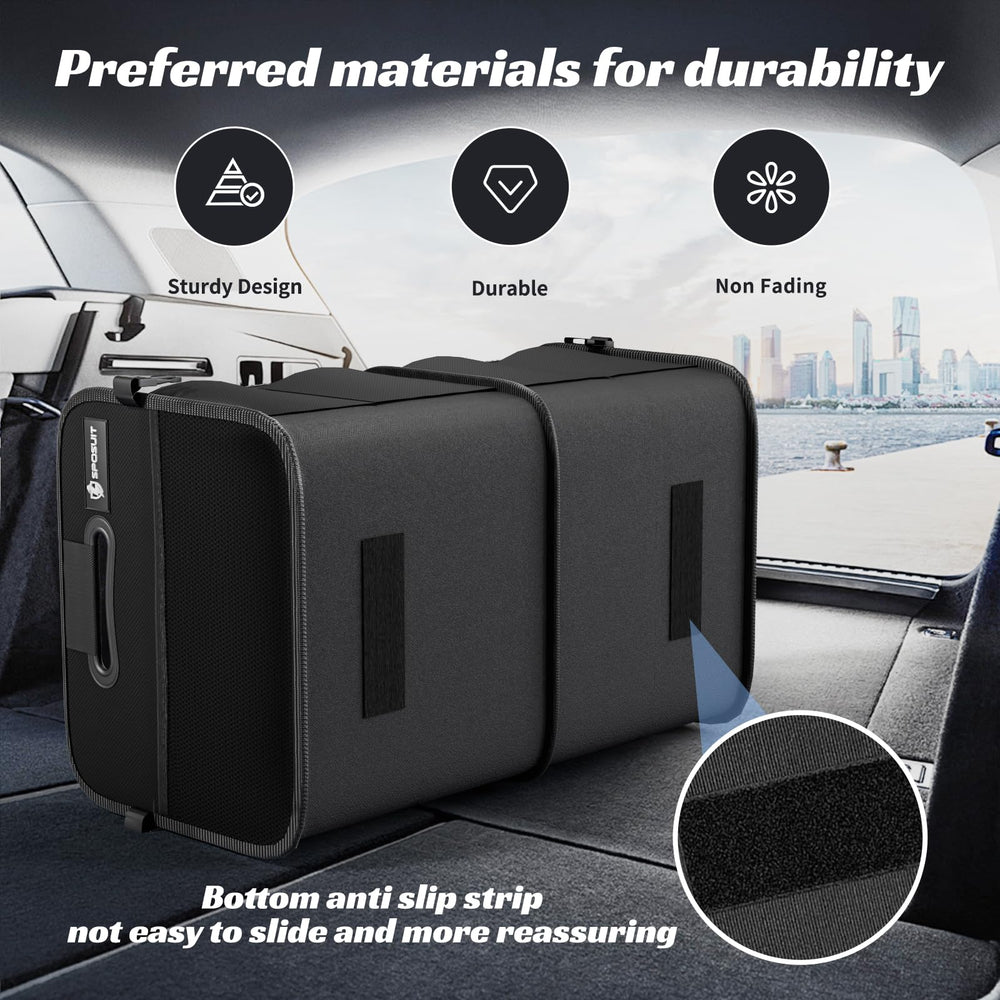 Sposuit folded flat for compact storage and easy transport benefit
