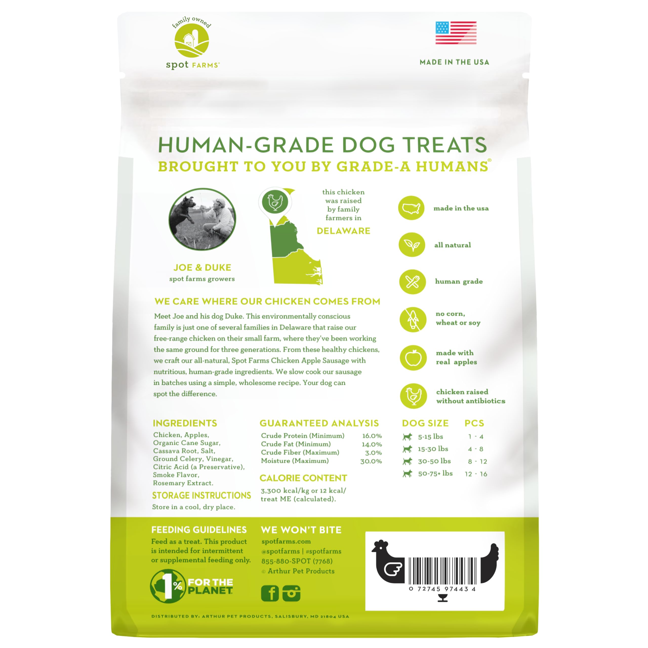 Spot Farms close-up texture of soft treat highlighting chewiness for easy rewards