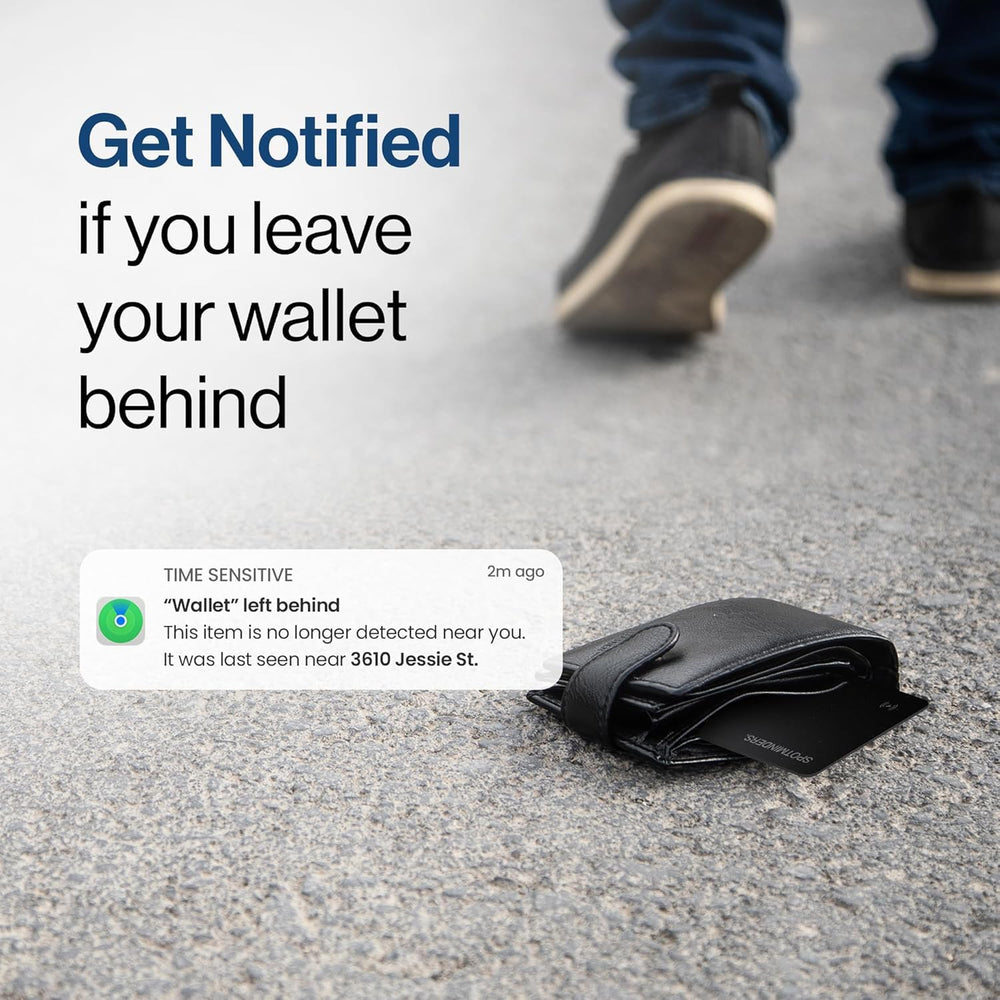 Spotminders card on wireless charger illustrating easy no‑cable recharging