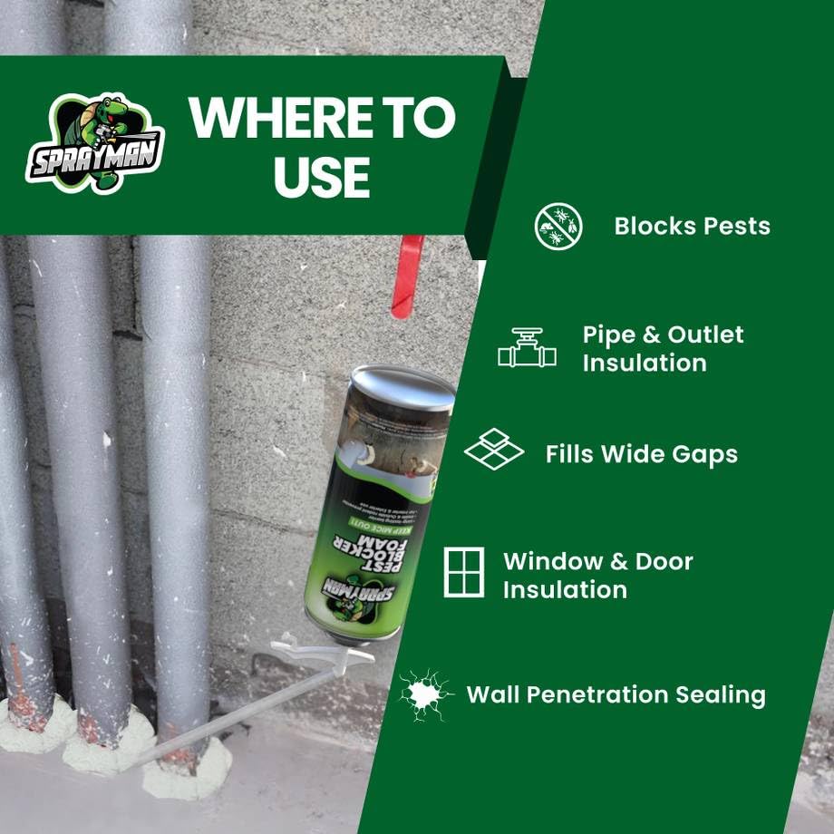SPRAYMAN precision nozzle detail for controlled application and less mess benefit