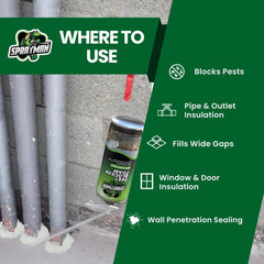 SPRAYMAN precision nozzle detail for controlled application and less mess benefit
