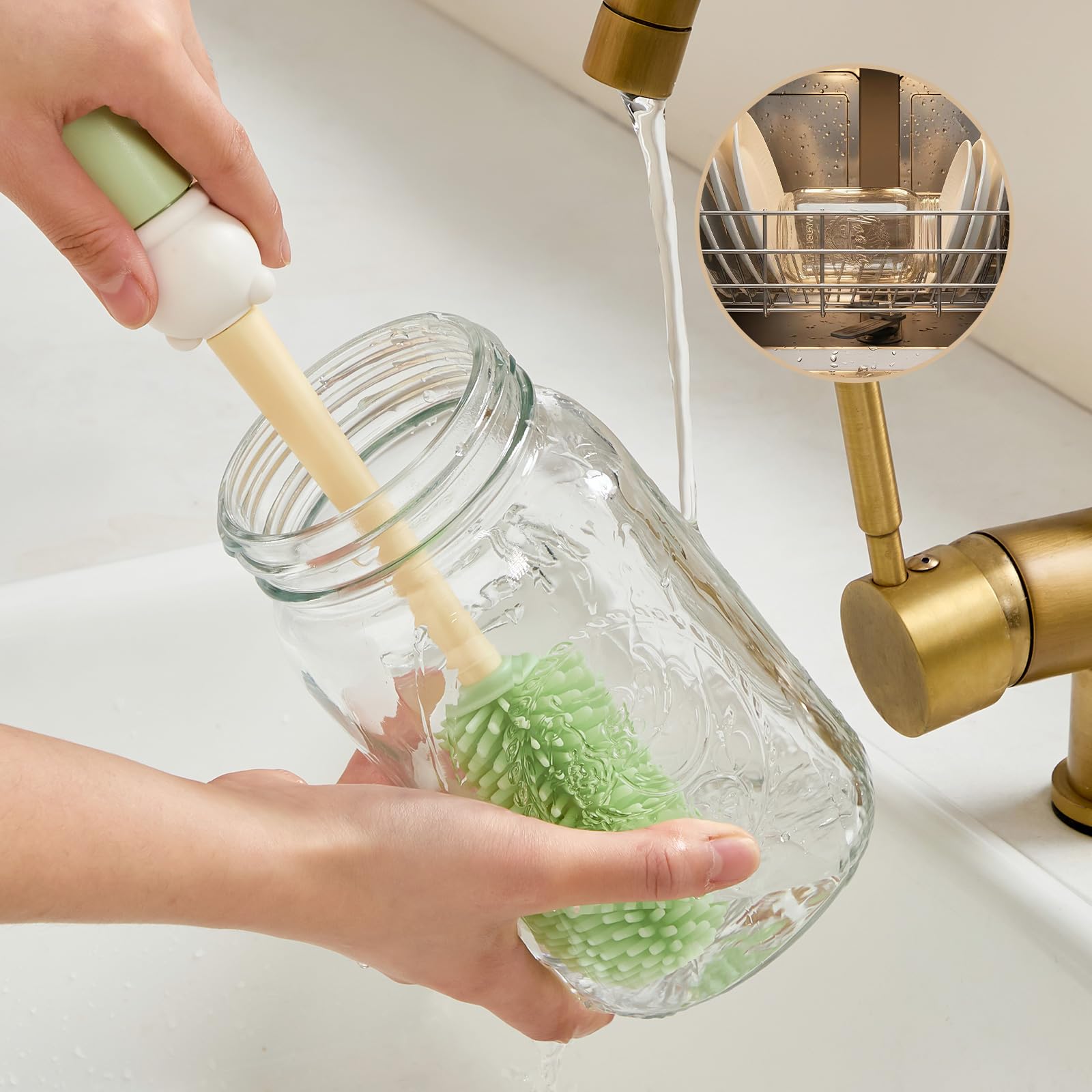 Spreccio pitcher stored in fridge showcasing compact fit and fresh storage