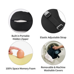 SPRFUFLY removable cover zipper detail showing easy-wash convenience