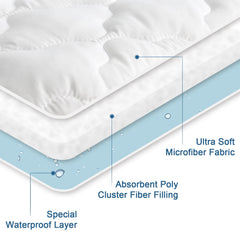 SPRINGSPIRIT deep skirt stretch fit around mattress corner for secure hold benefit