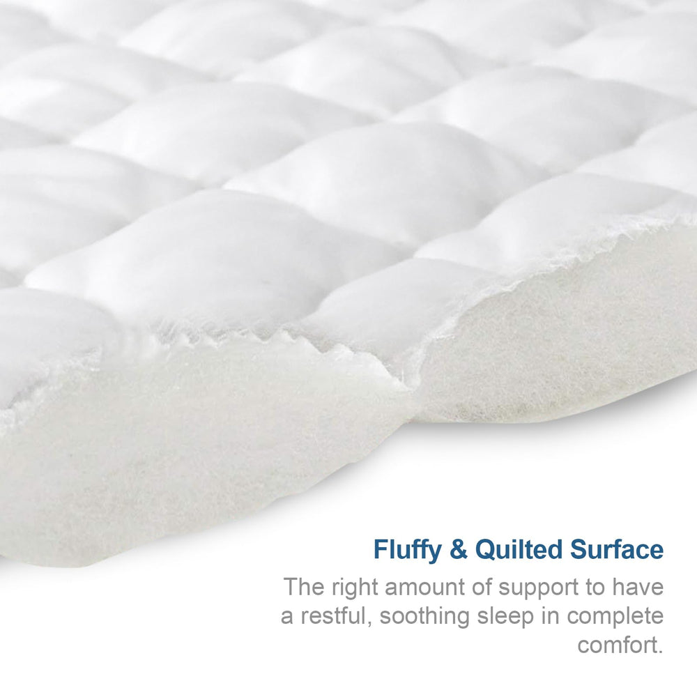 SPRINGSPIRIT quilted top closeup highlighting soft texture and comfort benefit