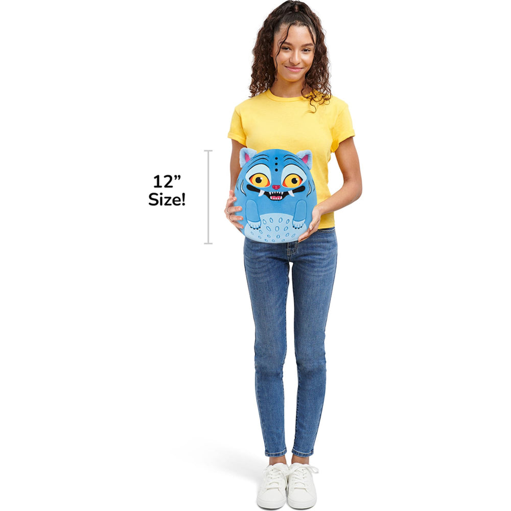 Squishmallows Derpy official tag and label proving Jazwares Netflix licensing