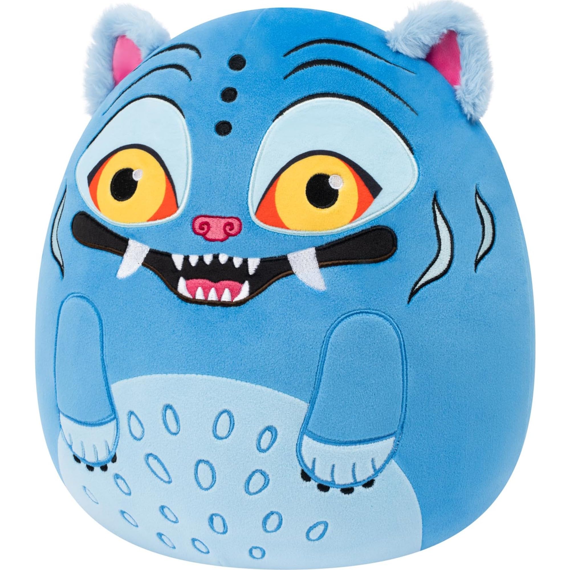 Squishmallows Derpy side profile displaying shape and stable sit ability