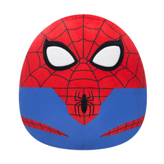 Squishmallows Spider-Man front view showing plush design and cuddly comfort