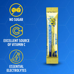 Hand pouring Sqwincher packet into 20 oz bottle, brand enabling quick on-the-go mixing