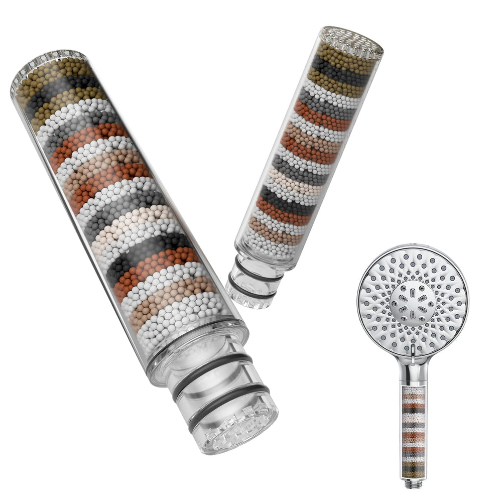 SR SUN RISE front packaging of 2-pack replacement filters showing brand and contents benefits