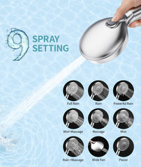 SR SUN RISE silicone nozzle detail resisting limescale for easier cleaning benefit
