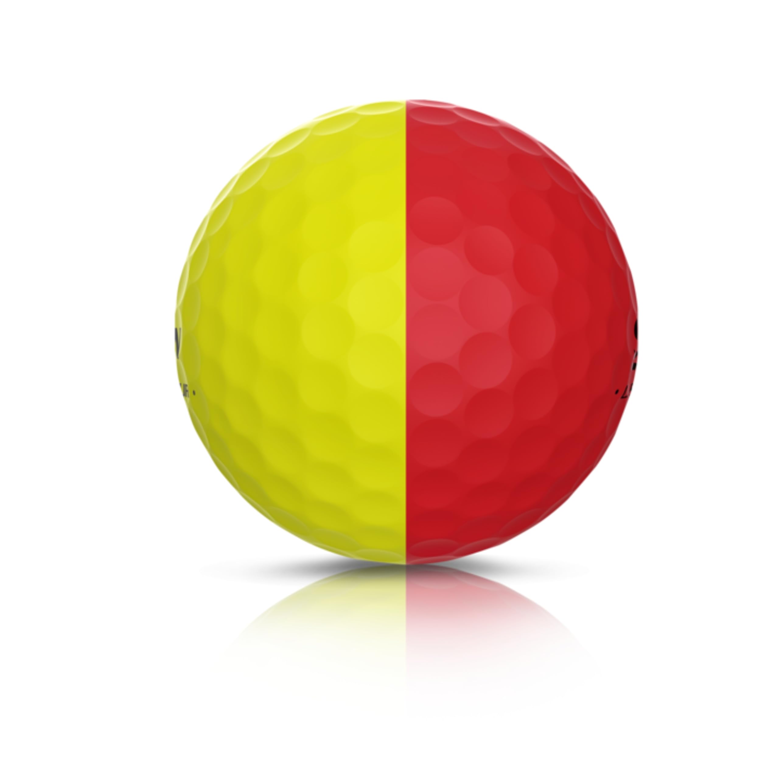 Srixon Q-STAR TOUR DIVIDE 338 dimple pattern close-up demonstrating improved aerodynamics