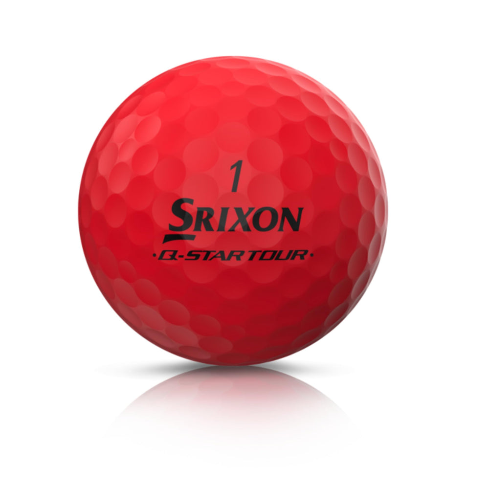 Srixon Q-STAR TOUR DIVIDE DIVIDE seam detail highlighting 360-degree alignment benefit