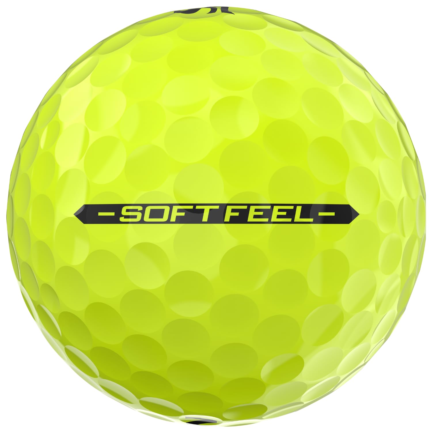 Srixon Soft Feel cover close-up showing texture and softer cover for improved short-game feel