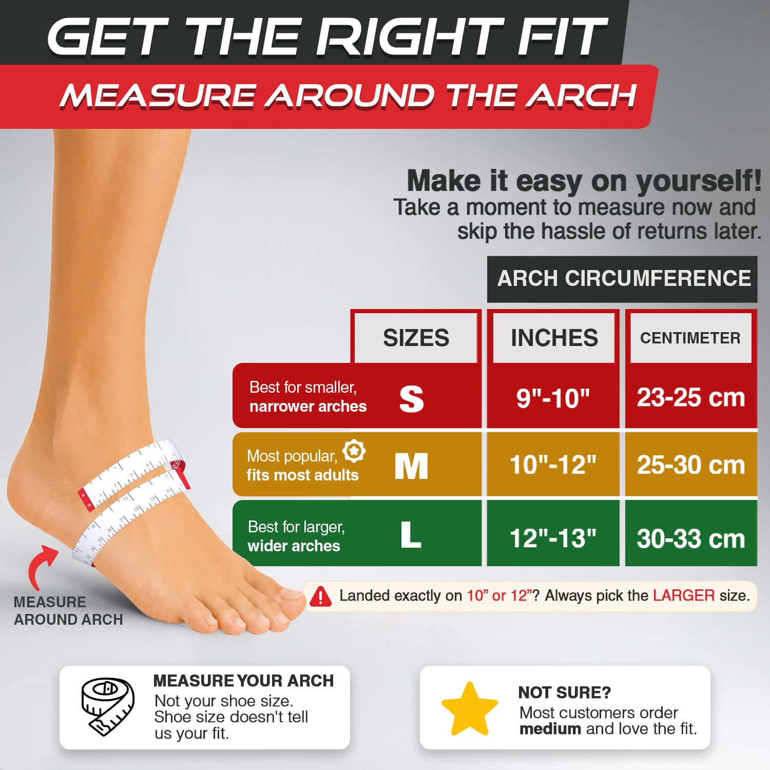 SS SLEEVE STARS side profile on ankle showing secure support and natural range of motion