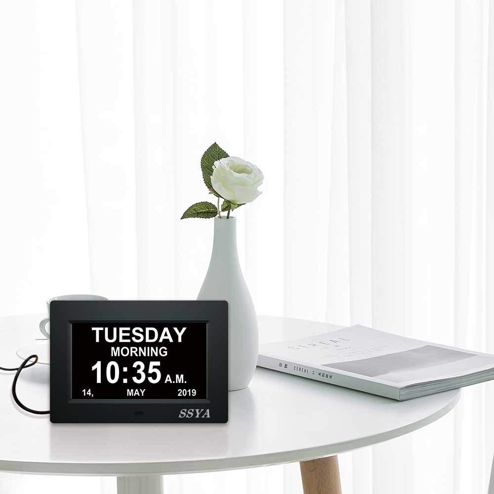 SSYA alarm settings closeup showing quick setup of 12 alarm modes