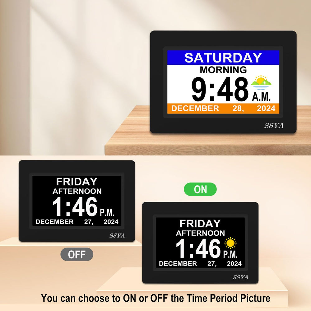 SSYA lifestyle on kitchen counter displaying appointments and meal reminders