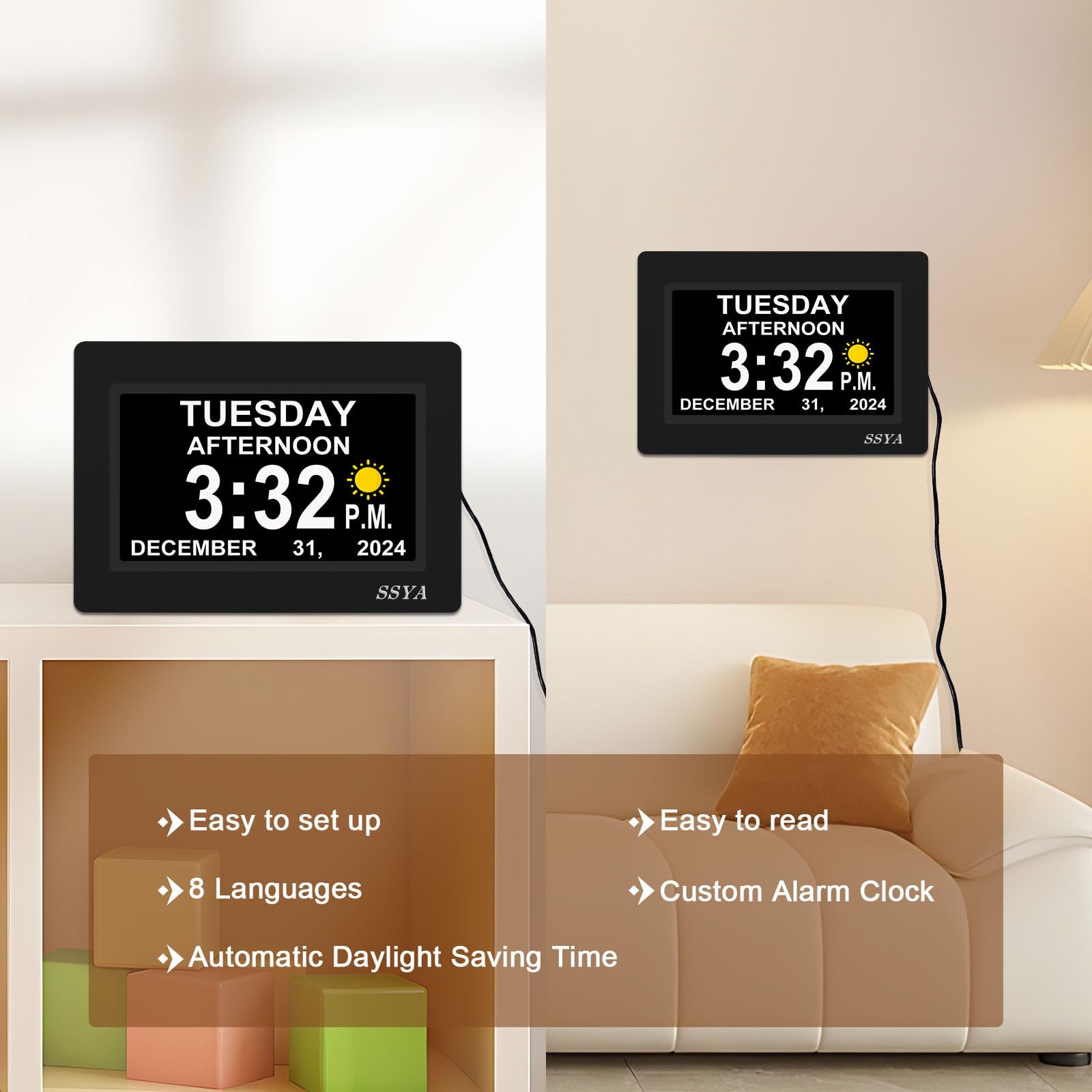 SSYA size comparison in hand to show the 7-inch display scale and readability