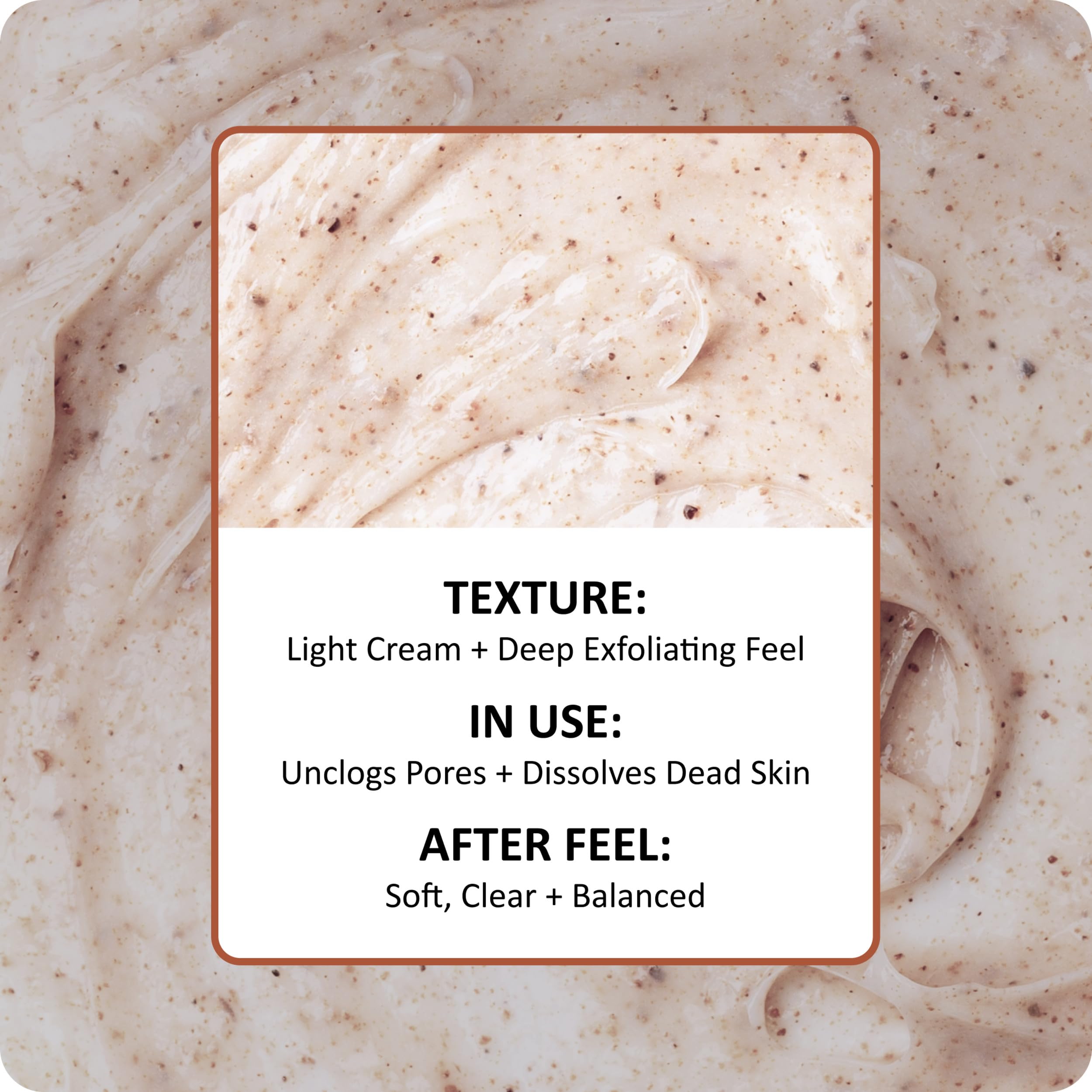 St. Ives texture close-up showing fine exfoliant particles for smoother skin