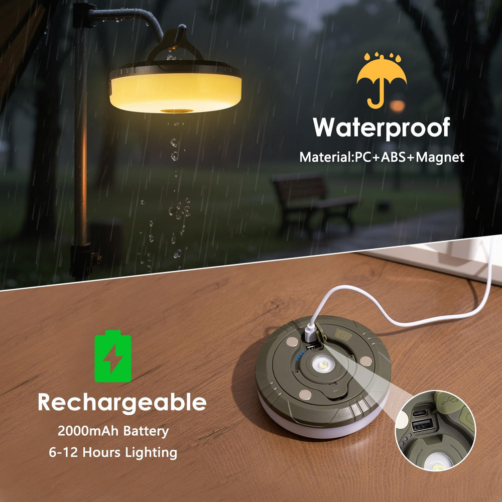 Staaricc being rewound with hand crank for fast compact storage