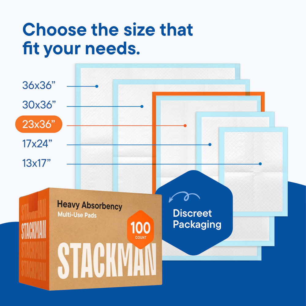 Stack Man pad under chair seat protecting upholstery from spills