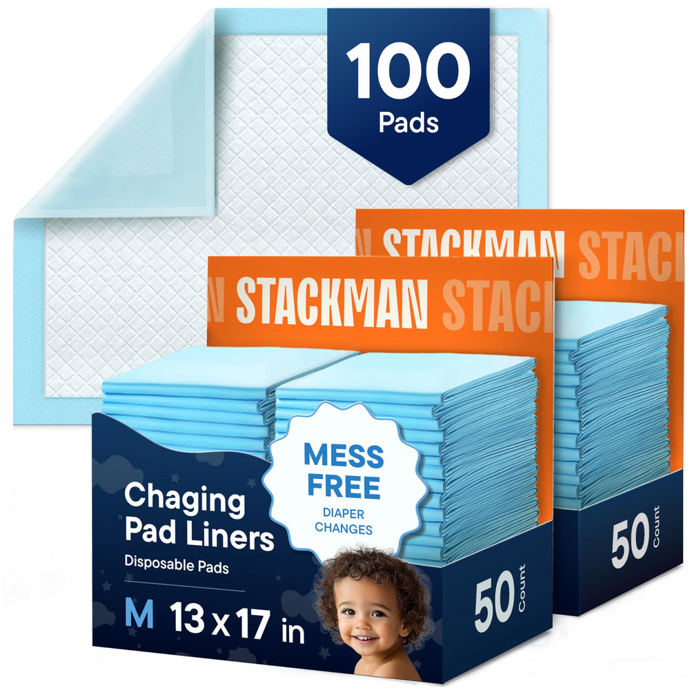 Stack Man front packaging showing 100-pack and compact convenience