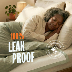 Stack Man pad on bed demonstrating surface protection and comfortable coverage