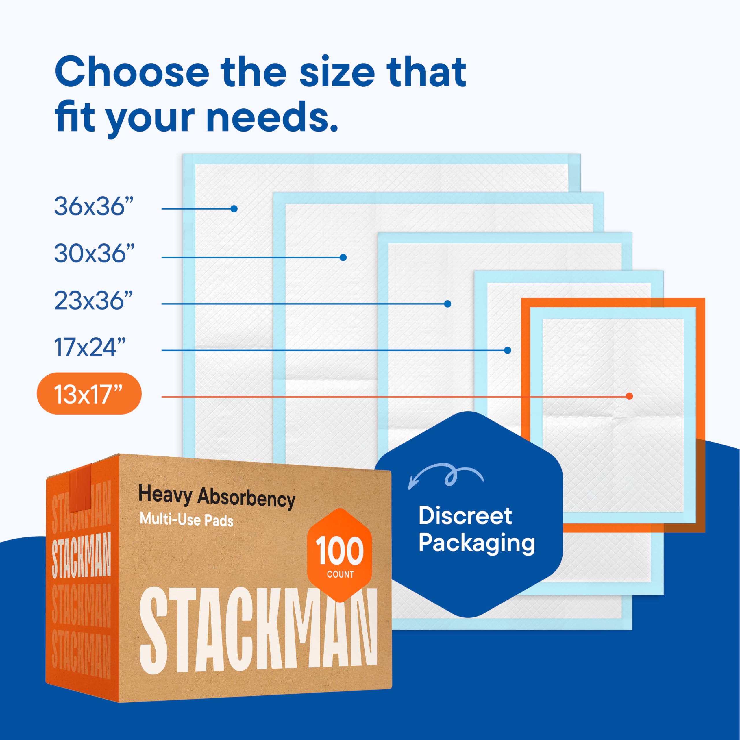 Stack Man pad next to ruler showing 17x13 size and practical scale