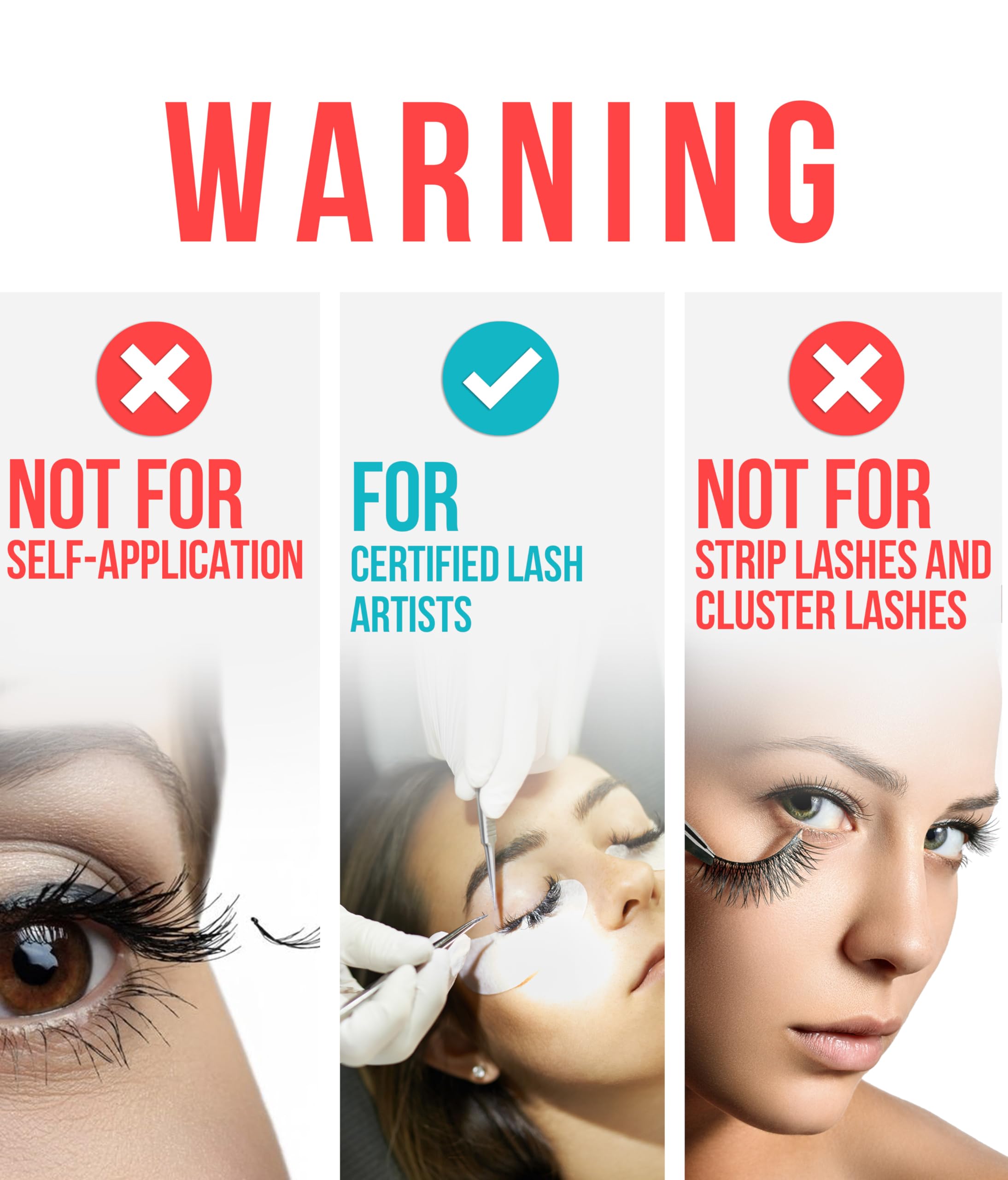 STACY LASH cap and precision nozzle detail for controlled professional application