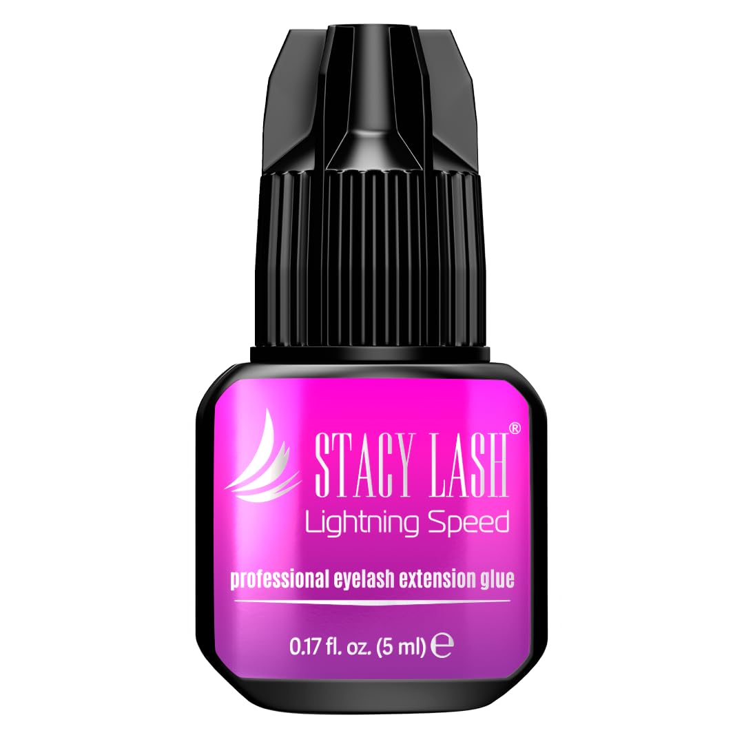 STACY LASH front packaging showing 5ml bottle and benefit fast bonding