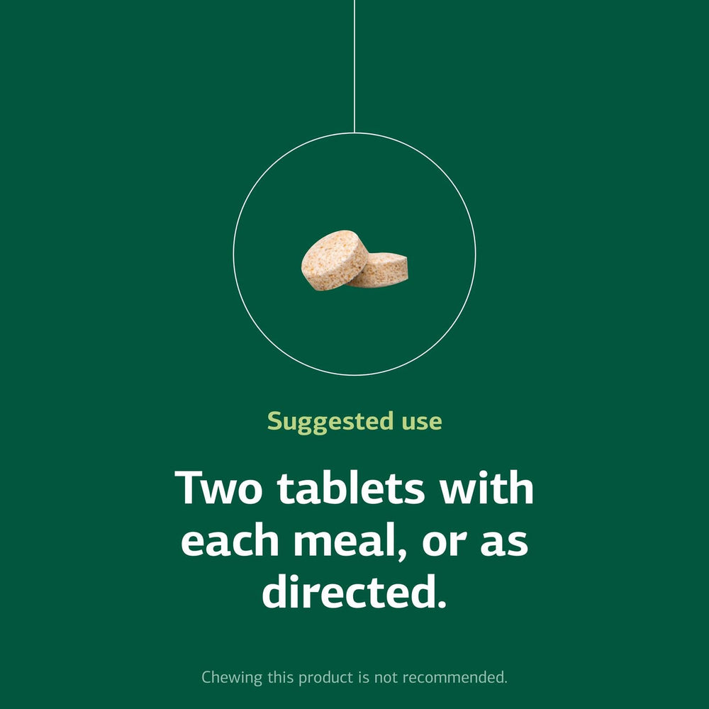 Standard Process Zypan tablets spread on surface showing tablet shape and protective coating benefit