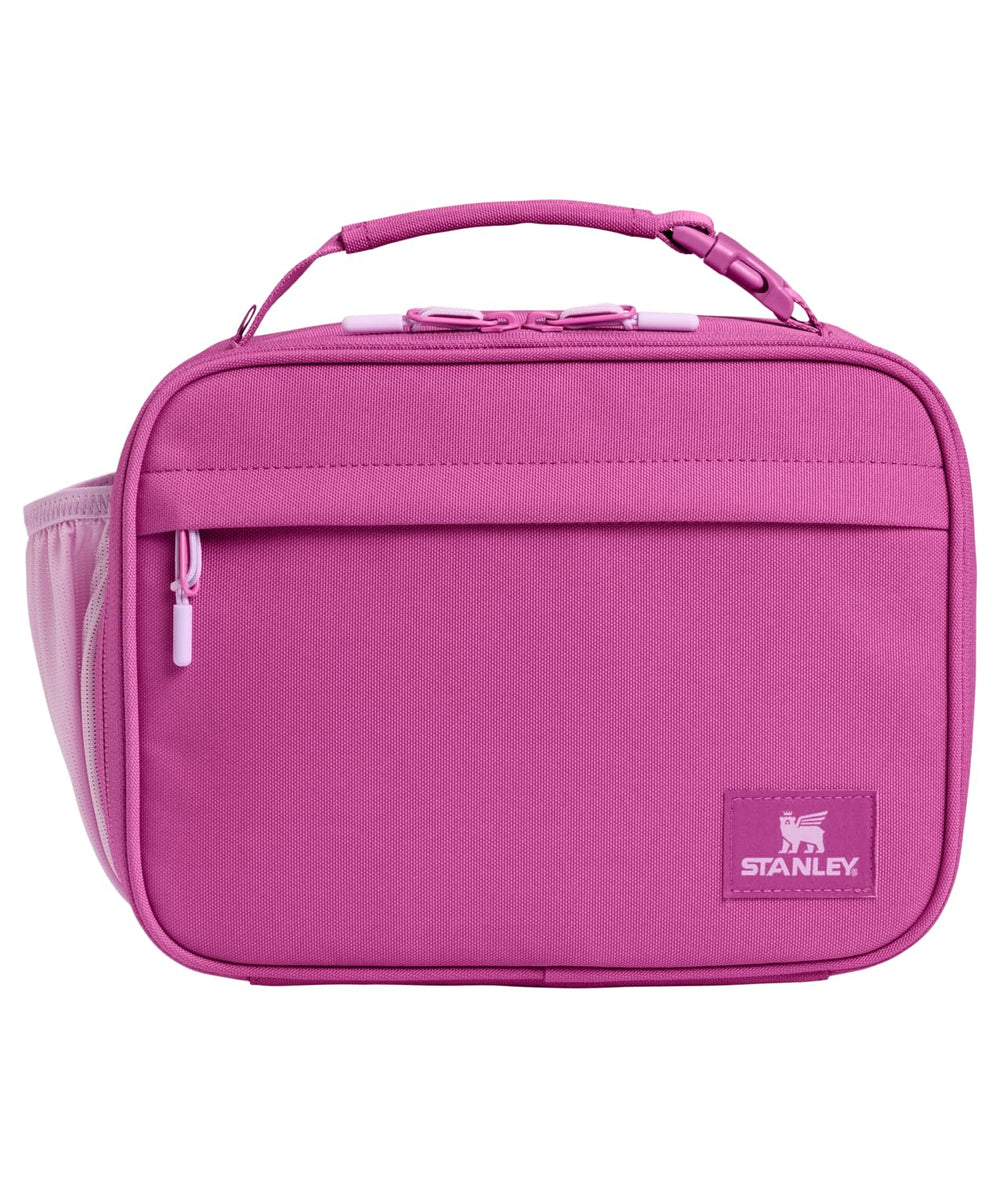 STANLEY front view of dark blossom lunch box showing durable design and appeal