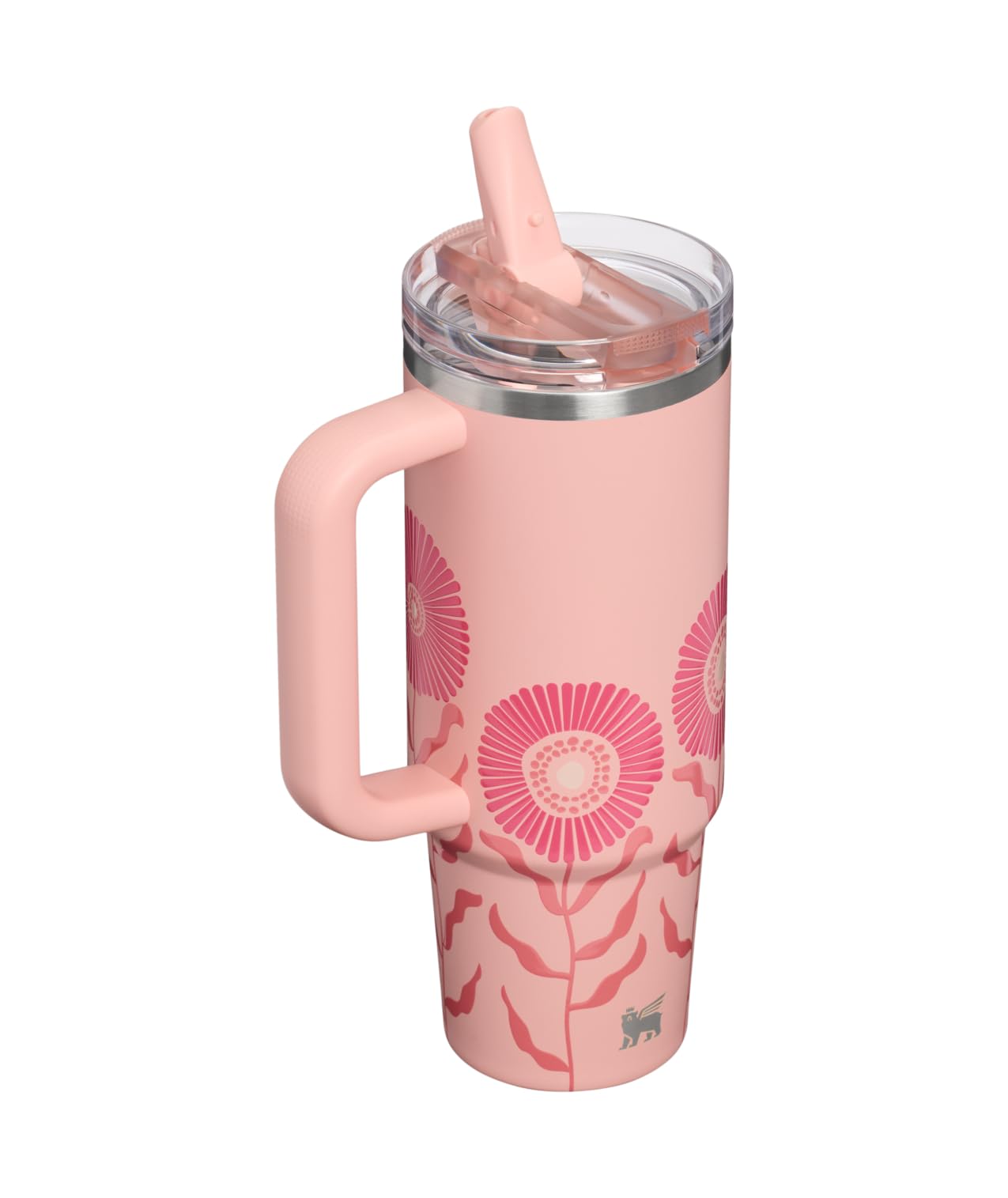 STANLEY ProTour flip straw lid closed to prevent spills and protect the straw in bags