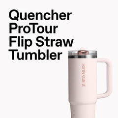 STANLEY Quencher seated in car cup holder showing stable fit for travel