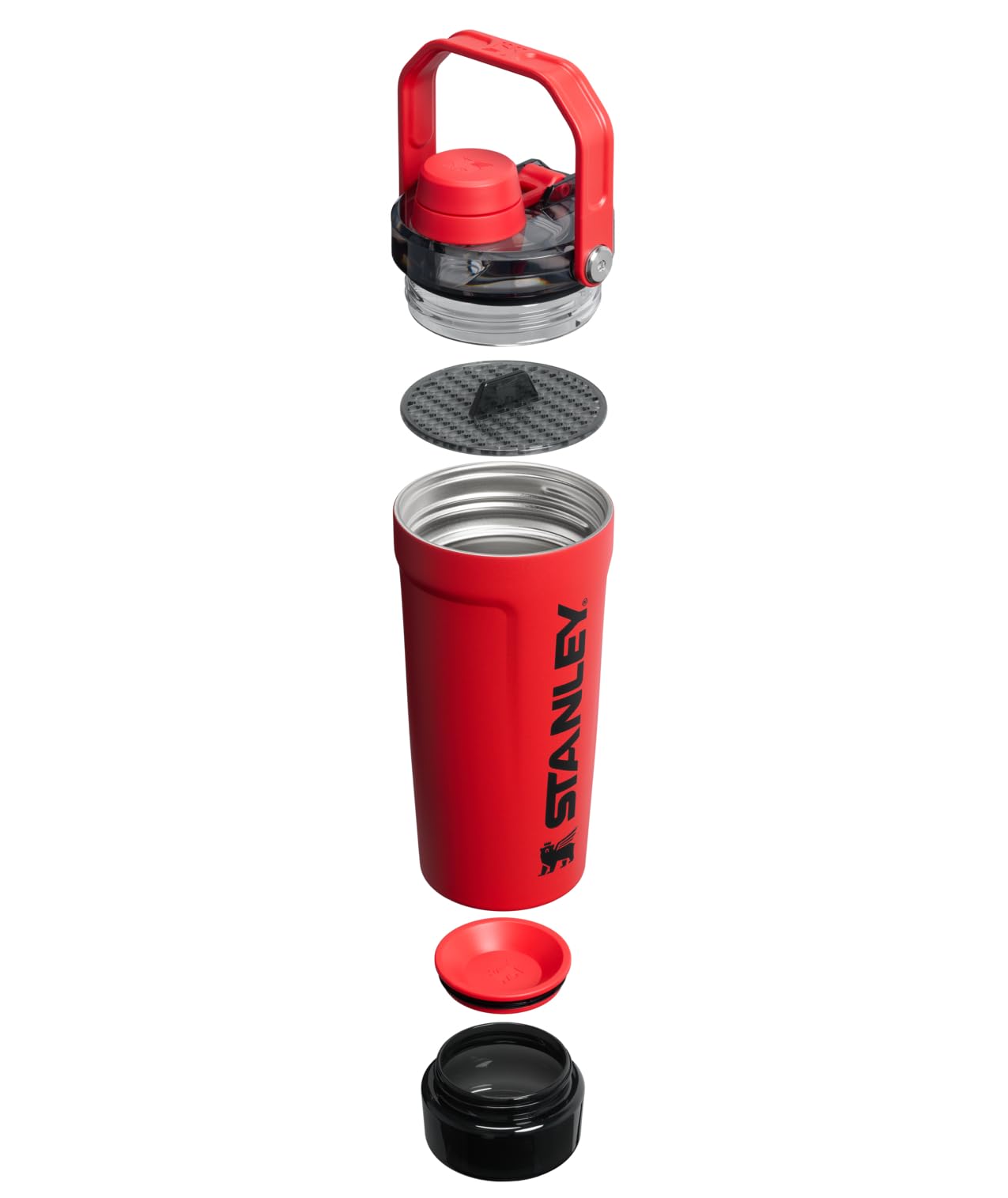 STANLEY lid detail with hinge cap, secure leakproof benefit