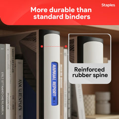 STAPLES Better Binder interior pocket holding loose papers for extra organization