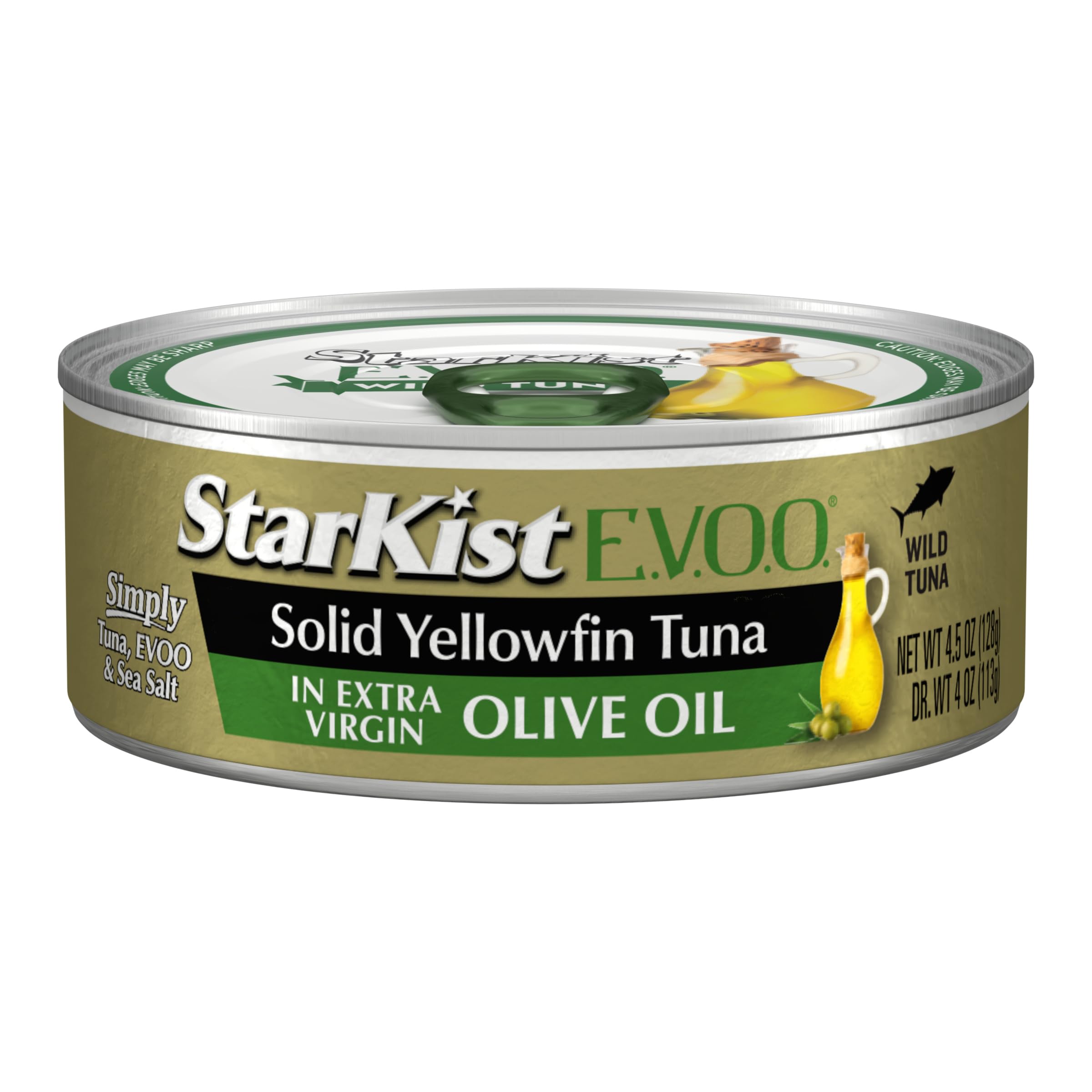 StarKist E.V.O.O. tuna flaked over salad showing convenient healthy meal option