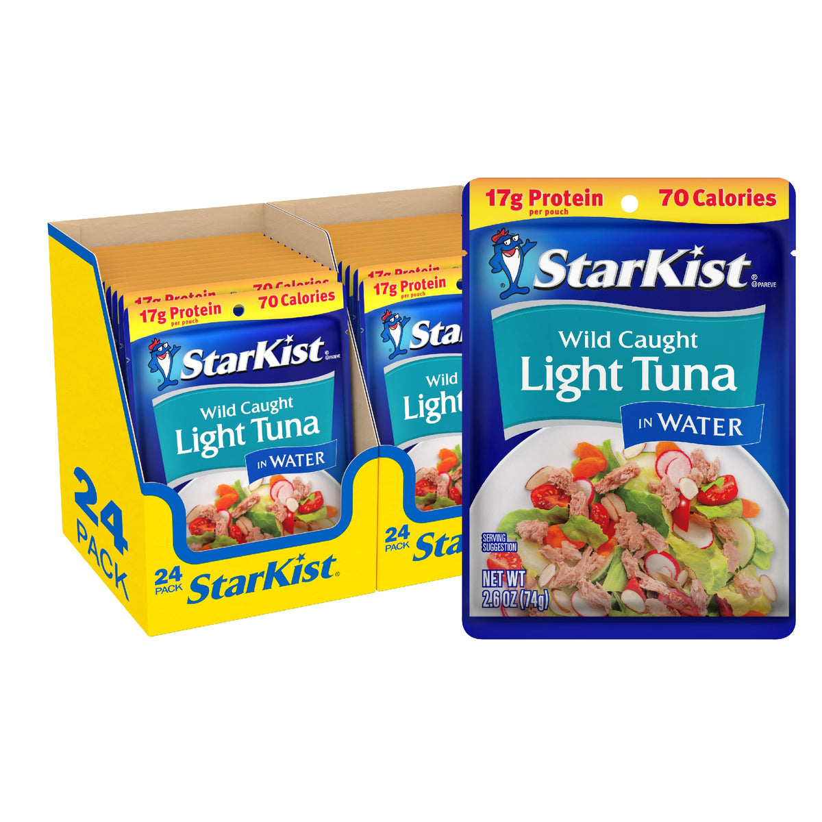 StarKist front pouch image showing packaging and quick convenience
