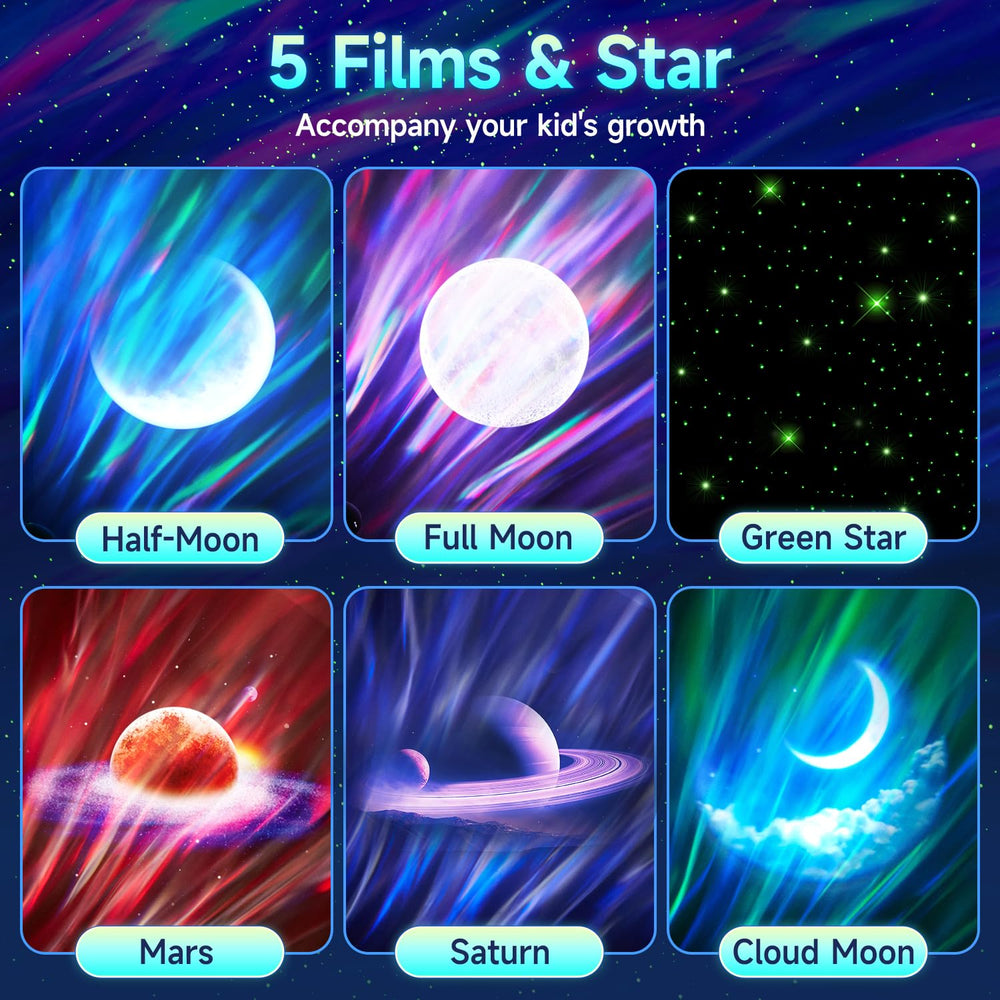 Staryou aurora projection on ceiling creating calming ambient room lighting