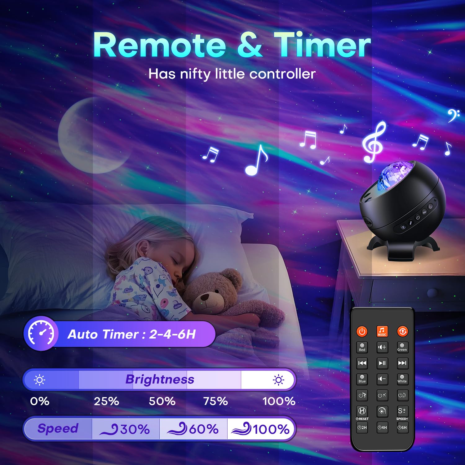 Staryou color-box packaging with cable and remote ready for gifting
